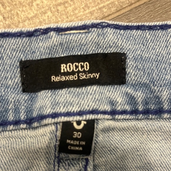 True Religion Light Blue Women Jeans relaxed skinny - Picture 2 of 14